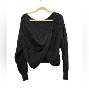 Women’s Twisted Open Back Sweater